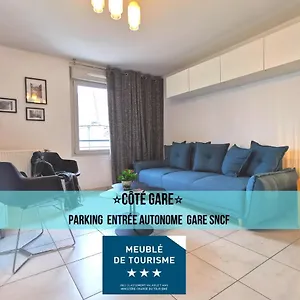 Côté Gare - Gare - Centre-ville - Parking - Netflix - Wifi - Disney+ - Terrasse Appartamento